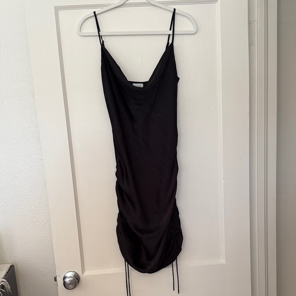 Wilfred Black Slip Dress